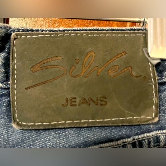 Vintage Y2K Silver Button Fly Jeans - Picture 9 of 12
